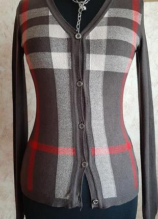 Кофта- кардиган burberry, размер s 3