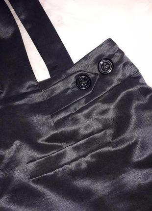 Люксовая дизайнерская юбка-шорты от chloe( шерсть ,шелк)оригинал4 фото