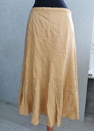 Юбка женская из льна и вискозы