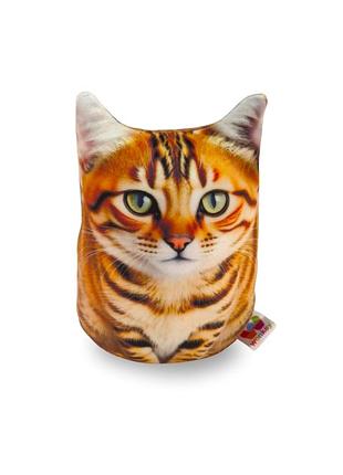 Плюшевая антистресс-игрушка бэнгальский кот 33104 3