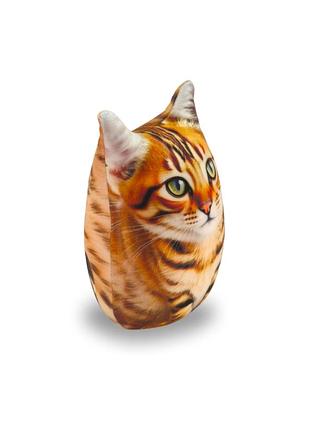 Плюшевая антистресс-игрушка бэнгальский кот 33104 5