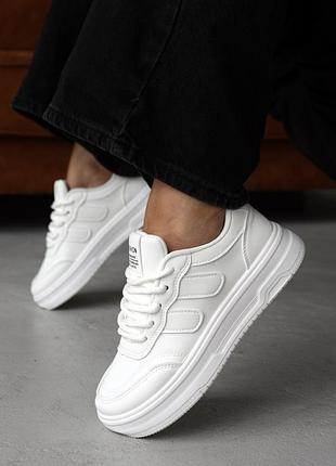 Кеды женские 589495 белые