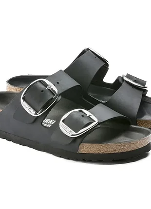 Шкіряні ортопедичні шльопанці birkenstock оригінал