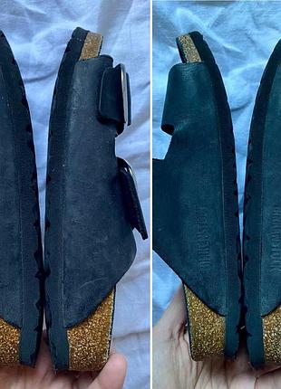 Шкіряні ортопедичні шльопанці birkenstock оригінал