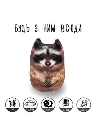 Плюшевая антистресс-игрушка енот 33100 7