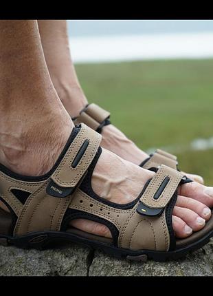 Чоловічі шкіряні босоніжки meindel