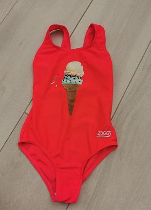 Купальник детский слитный