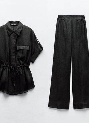 Костюм zara 100% лен