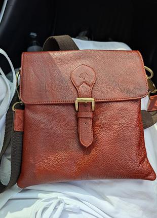 Кожаная сумка унисекс кросс-боди от mulberry