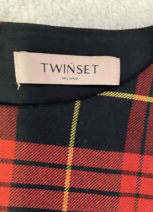 Twinset платье в клетку р м 9