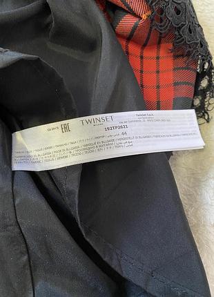 Twinset платье в клетку р м 7