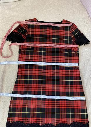Twinset платье в клетку р м 8