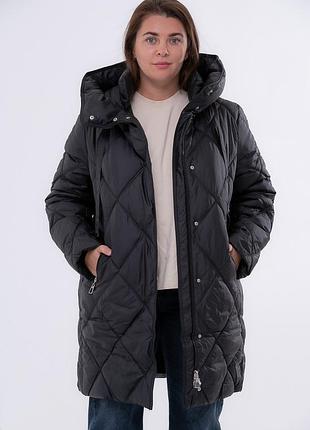Зимнее, стеганое пальто, куртка с капюшоном от бренда h&m