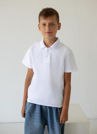 Футболка-поло для парней подростков, лакоста