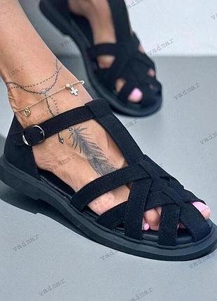 36-41 рр босоніжки босоніжки із плетінням натуральна замша/шкіра чорний, коричневий, бежевий, рудий