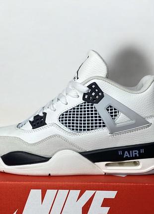 Nlke jordan 4 кожа