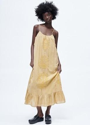 Вишита сукня сарафан zara