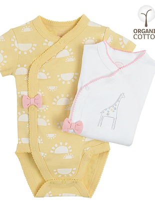 Полукомбинезон / ромпер / боди (комплект 2шт), cool club - 74 см