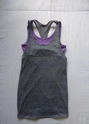 Майка спортивная с топом workout s