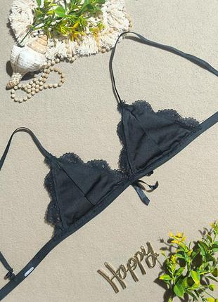 Бюстгальтер бралетт с кружевом