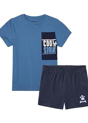 6-8 років літня піжама для хлопчика бавовна домашній одяг трикотаж дитячий костюм футболка шорти