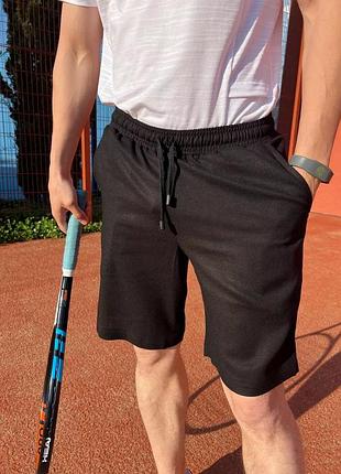 Легкі лляні шорти вільного крою