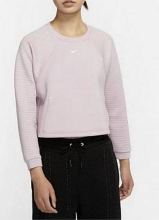 Толстовка nike w np lux cln dry fleece crew cu5745-516