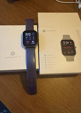 Смарт-годинник amazfit gts lava grey б/у