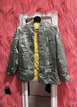 Вітнажний шовковий двохстороній піджак