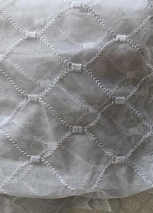 Тюль біла нова  3.5 метра на 2.45