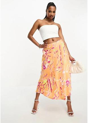 Шифонова спідниця міді від vero moda