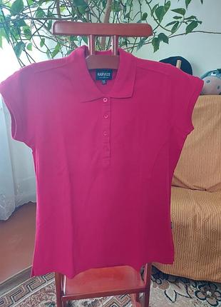 Женская хлопковая футболка (поло) james harvest england