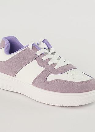 Кеды женские 588138 фиолетовые белые