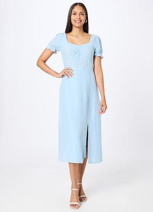 Платье warehouse светло-голубого цвета