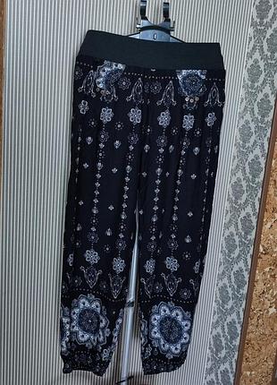 Baishenggt🔥🔥женские широкие брюки восточного стиля, йога р.хл вискоза