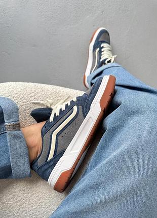 Кроссовки vans hylane nineties navy blue 4