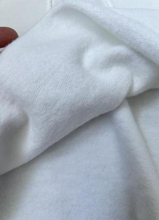 Білосніжне вкорочене худі 2