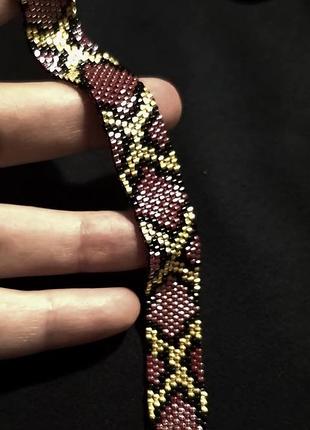 Браслет ручной работы из японского бисера miyuki delica