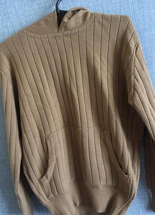 Вʼязана кофта,худі з капюшоном