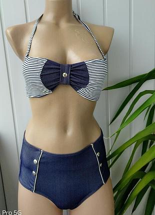 Шикарный купальник в ретро стиле