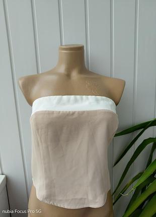 Топ бандо в корсетном стиле