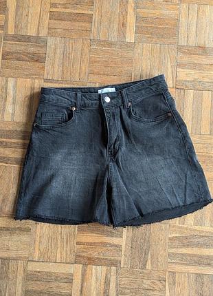 Черные, женские шорты h&amp;m