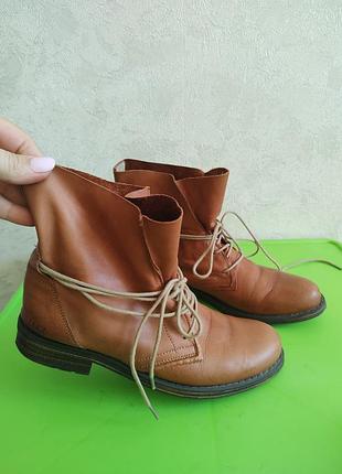 Кожаные женские ботинки ботинки женские 38 размер max