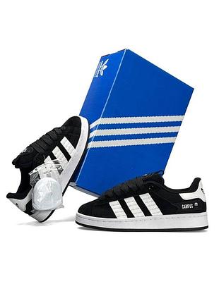 Жіночі кросівки adidas originals campus 00s black white