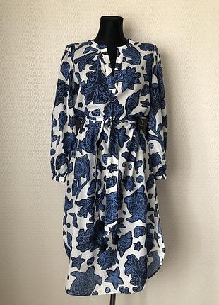 Платье в морском стиле от h&m, размер s