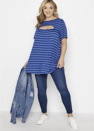 Чудова подовжена футболка, туніка 54 розмір