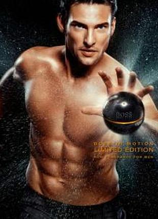 Boss in motion black hugo boss, туалетная вода, тестер, 90мл