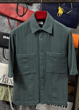 Теніска чоловіча овершот zara man зелений m