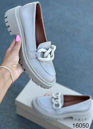 Лофери натуральна шкіра