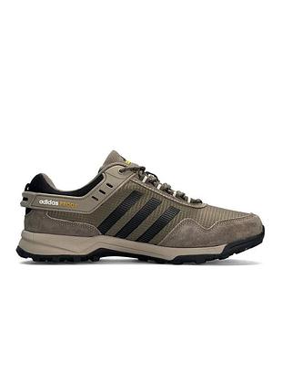 Мужские кроссовки Adidas olive climaproof brown beige